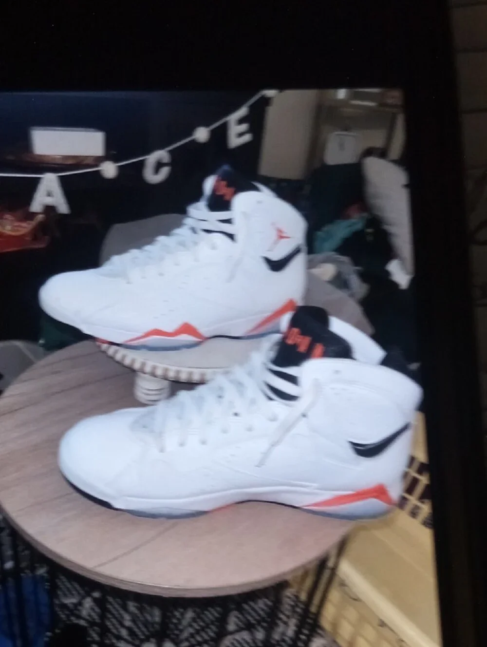 Jordan 7 Retro OG White Infrared Size 11 Men Item 10